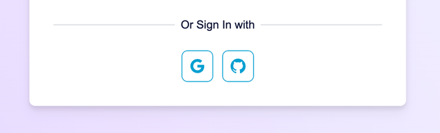 Third Party Login Options